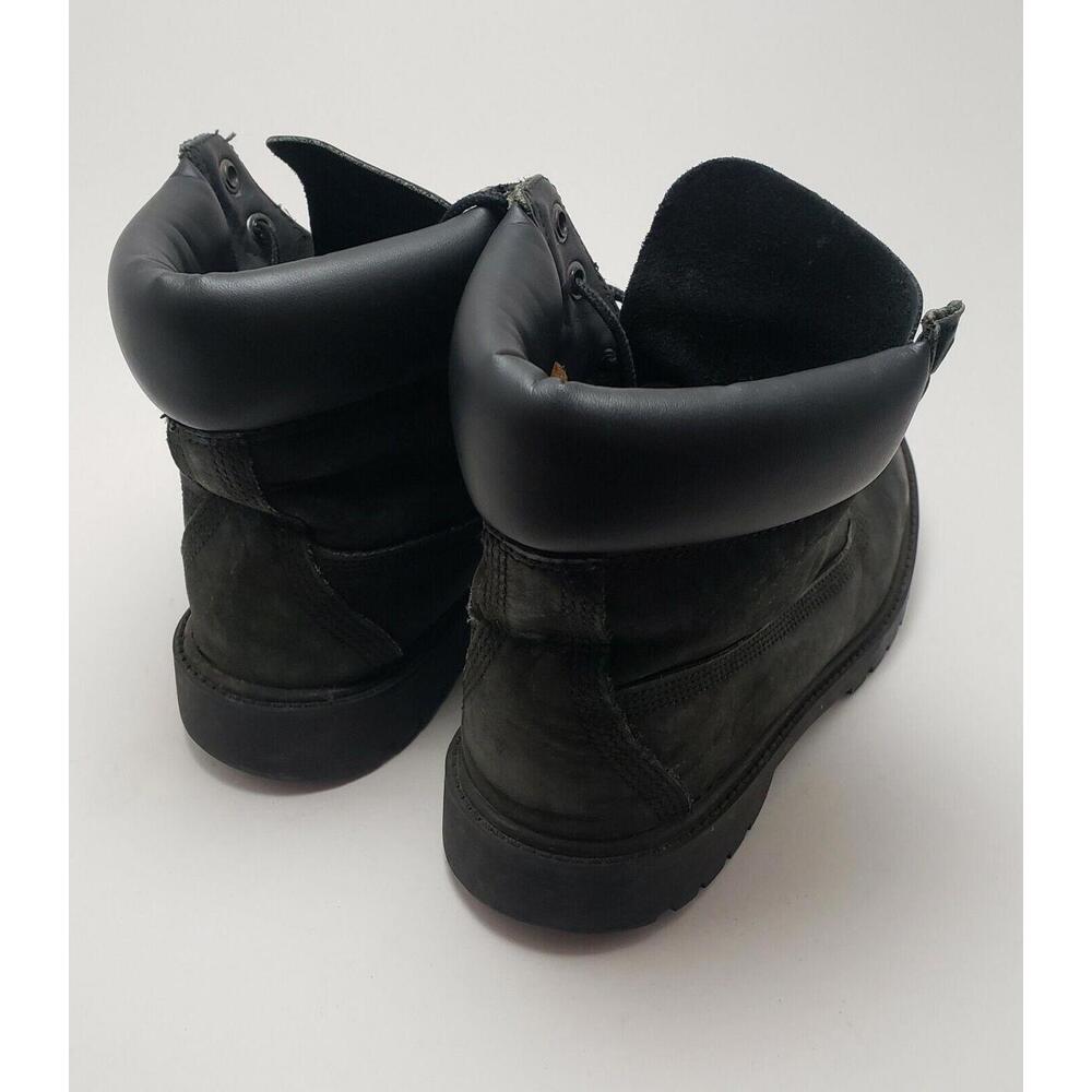Mens Timberland 6 Inch Premium Waterproof Suede Boots Black M 12907 Size 6 - Picture 4 of 8